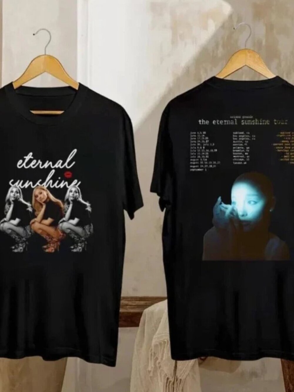Ariana Grande Graphic Shirt Eternal Sunshine Tour 2026 Ariana
